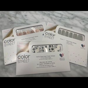 3 sets of Color Street nails 💅 overlay